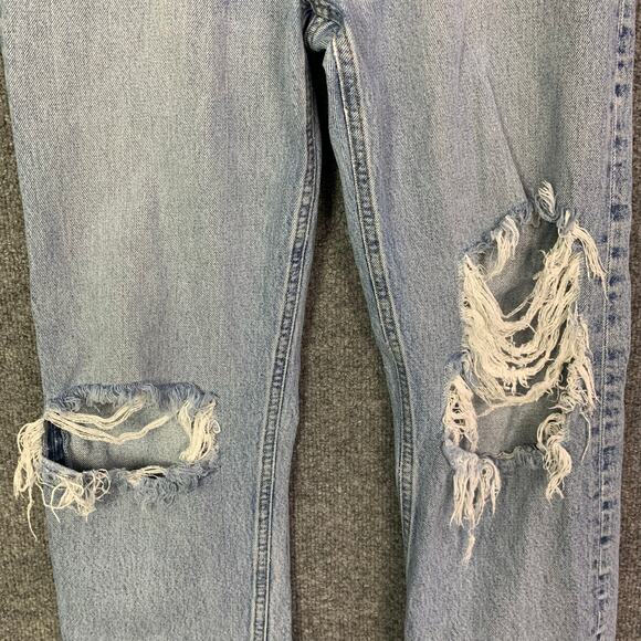 Agolde‎ 90s Pinch Jeans Women’s Sz 26 High Rise Distressed Denim Button Fly - Picture 4 of 12